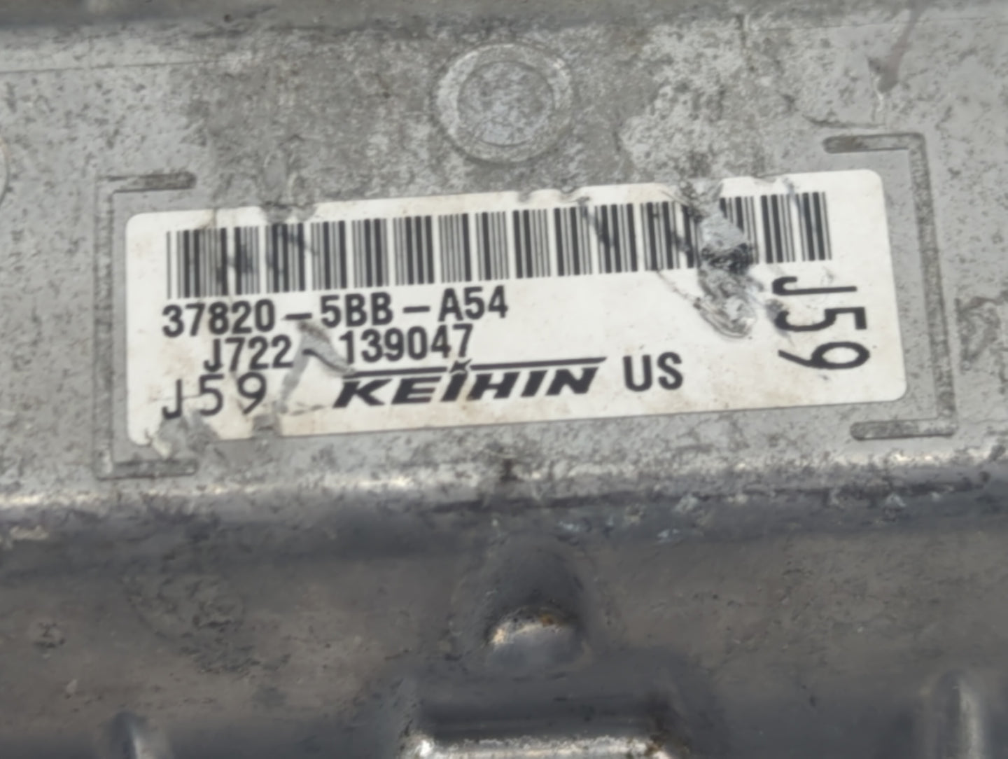 2019-2021 Honda Civic PCM Engine Control Computer ECU ECM PCU OEM P/N:37820-5BB-A54 J722-139047 Fits Fits 2019 2020 2021 OEM