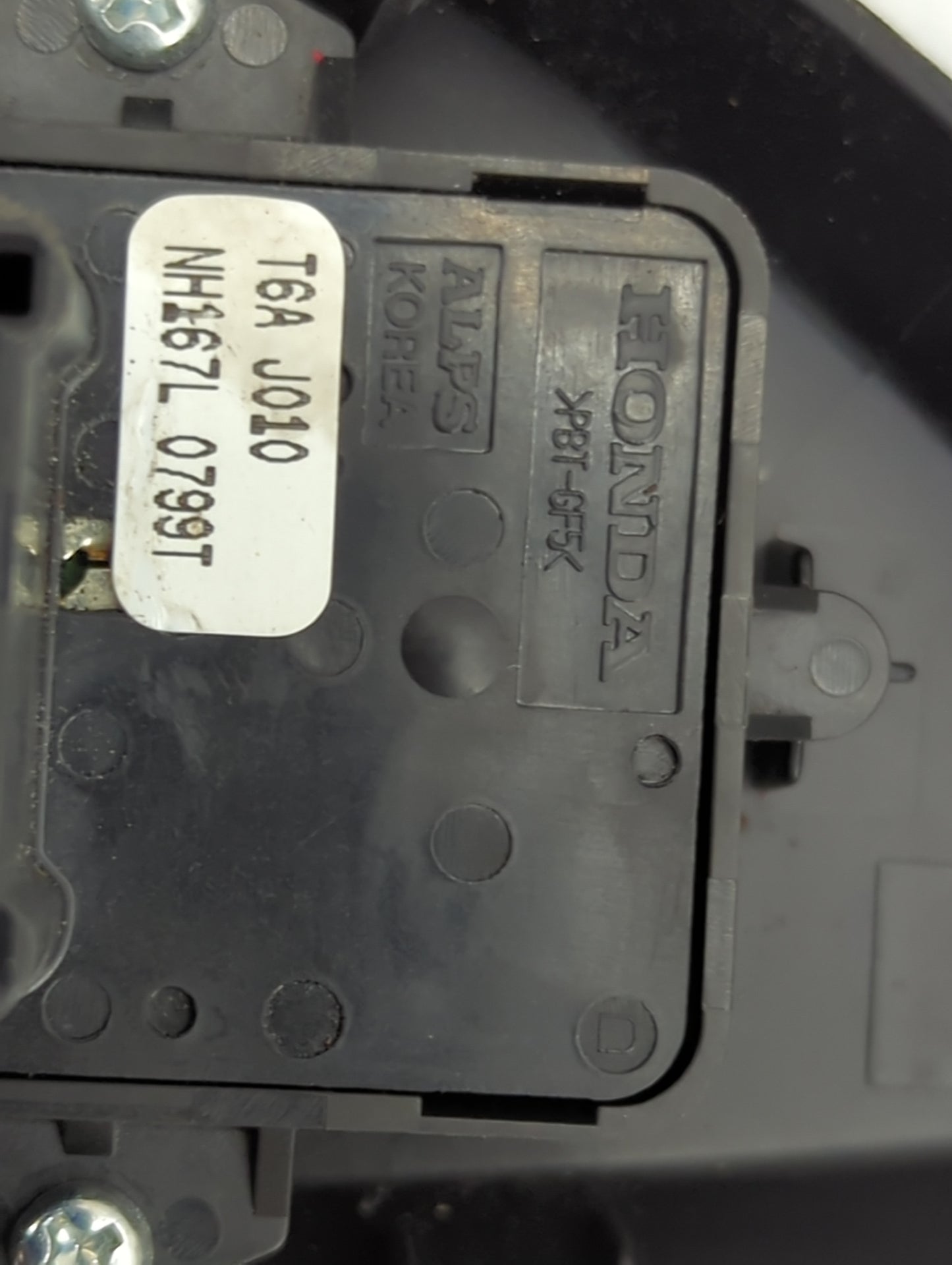 2016-2021 Honda Civic Master Power Window Switch Replacement Driver Side Left P/N:T6A J010 NH167L 0799T Fits OEM Used Auto P