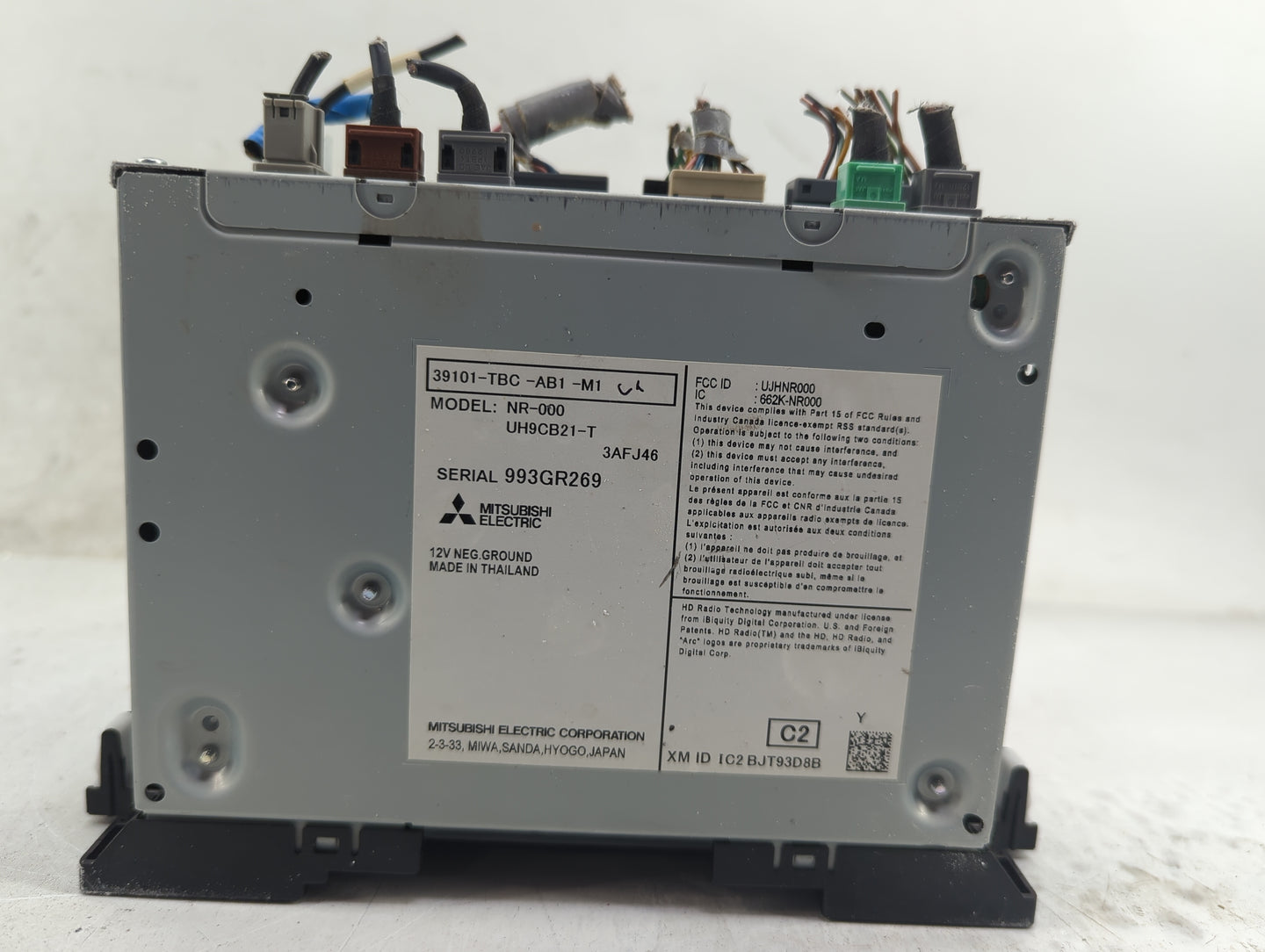 2019-2021 Honda Civic Radio AM FM Cd Player Receiver Replacement P/N:39101-TBC-AB1-M1 NR-000, UH9CB21-T Fits Fits 2019 2020 