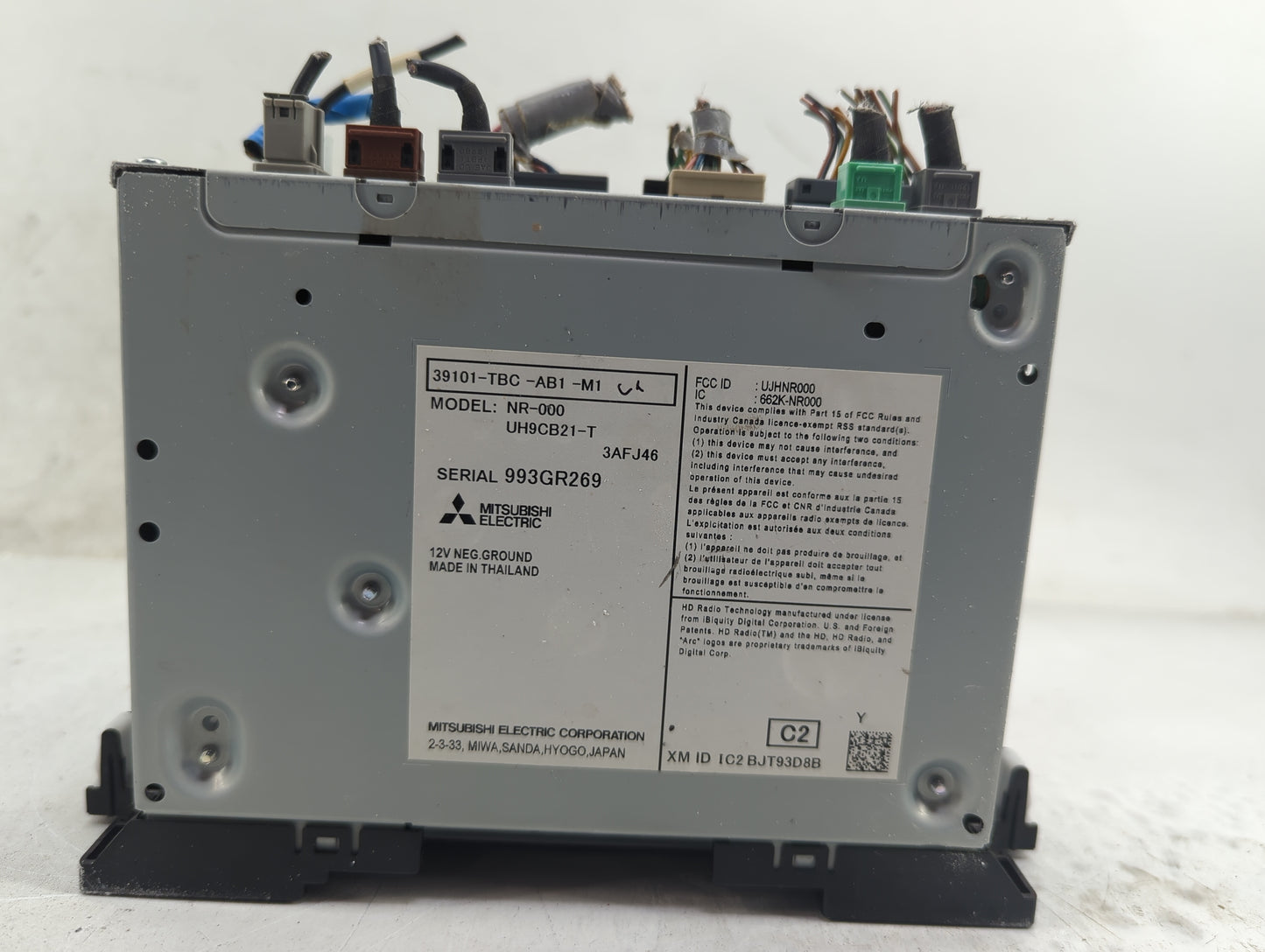 2019-2021 Honda Civic Radio AM FM Cd Player Receiver Replacement P/N:39101-TBC-AB1-M1 NR-000, UH9CB21-T Fits Fits 2019 2020 