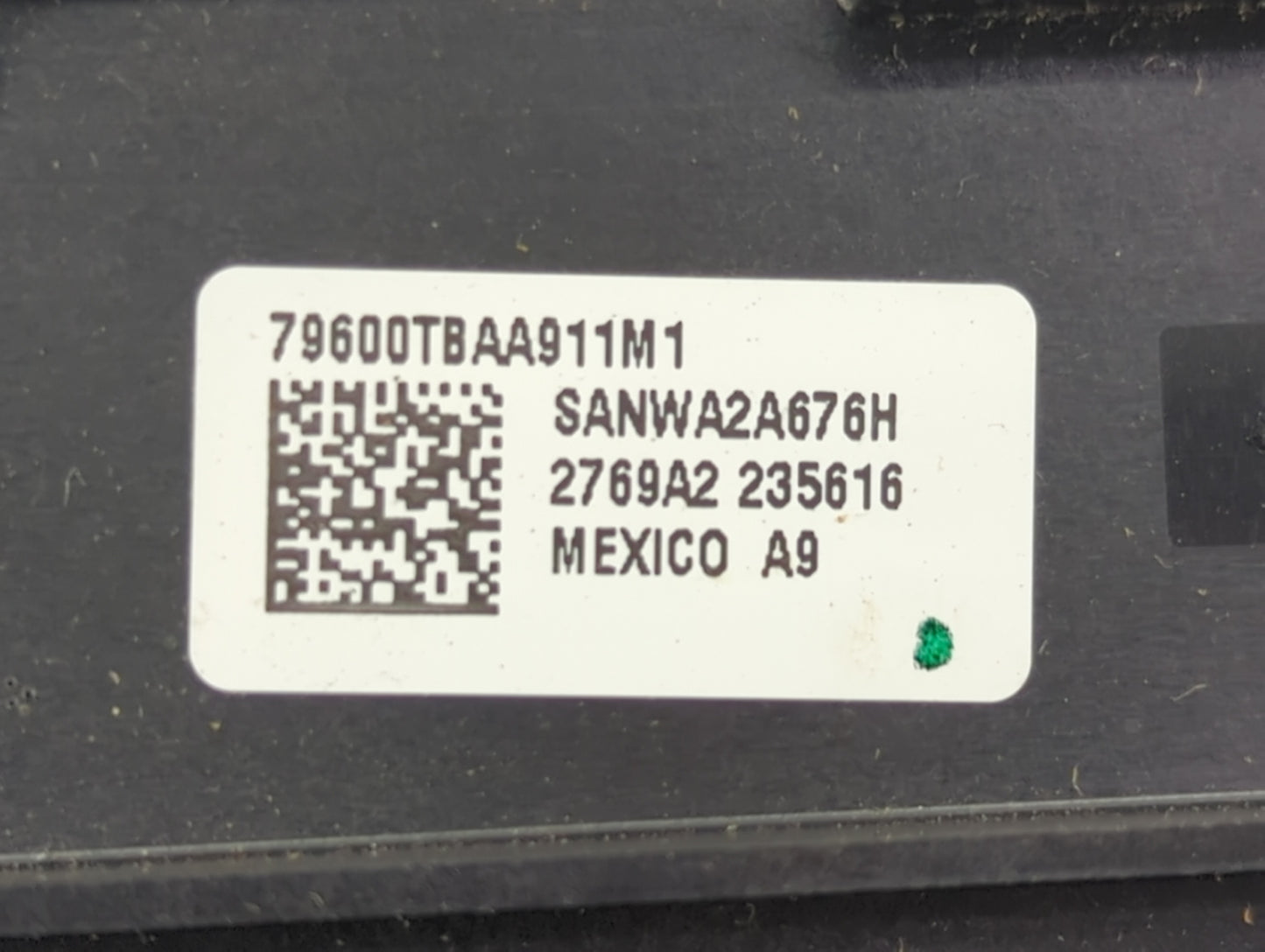 2019-2021 Honda Civic Climate Control Module Temperature AC/Heater Replacement P/N:79600TBAA911M1 SANWA2A676H Fits OEM Used 