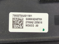 2019-2021 Honda Civic Climate Control Module Temperature AC/Heater Replacement P/N:79600TBAA911M1 SANWA2A676H Fits OEM Used 