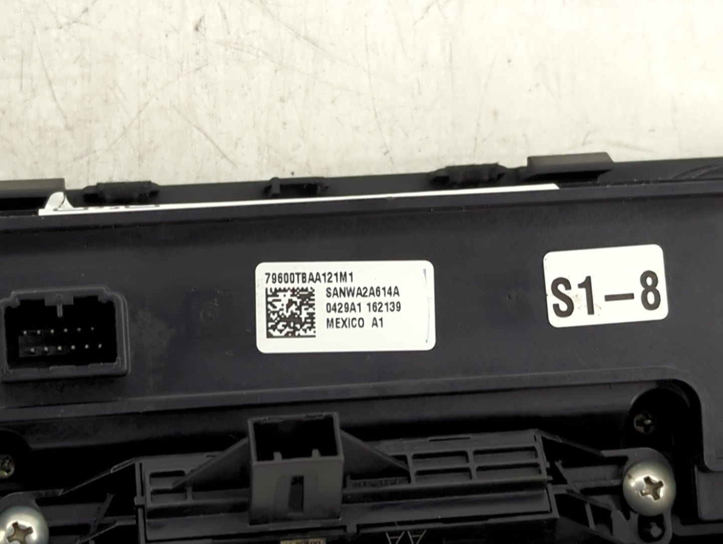 2016-2021 Honda Civic Climate Control Module Temperature AC/Heater Replacement P/N:79600TBAA121M1 SANWA2A614A Fits OEM Used 