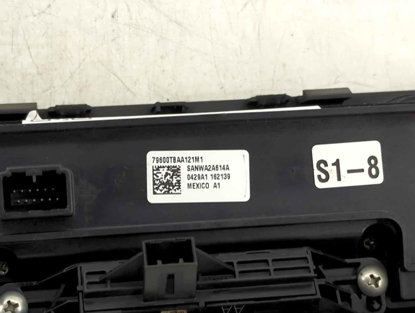 2016-2021 Honda Civic Climate Control Module Temperature AC/Heater Replacement P/N:79600TBAA121M1 SANWA2A614A Fits OEM Used 