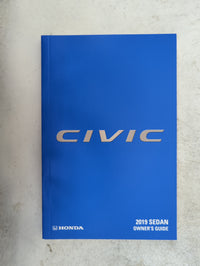 2019 Honda Civic Owners Manual Book Guide OEM Used Auto Parts - Oemusedautoparts1.com