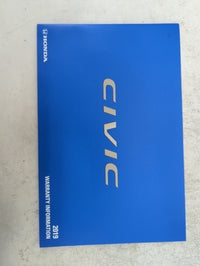 2019 Honda Civic Owners Manual Book Guide OEM Used Auto Parts - Oemusedautoparts1.com