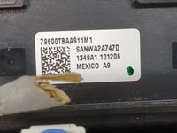 2019-2021 Honda Civic Climate Control Module Temperature AC/Heater Replacement P/N:79600TBAA911M1 SANWA2A747D Fits OEM Used 