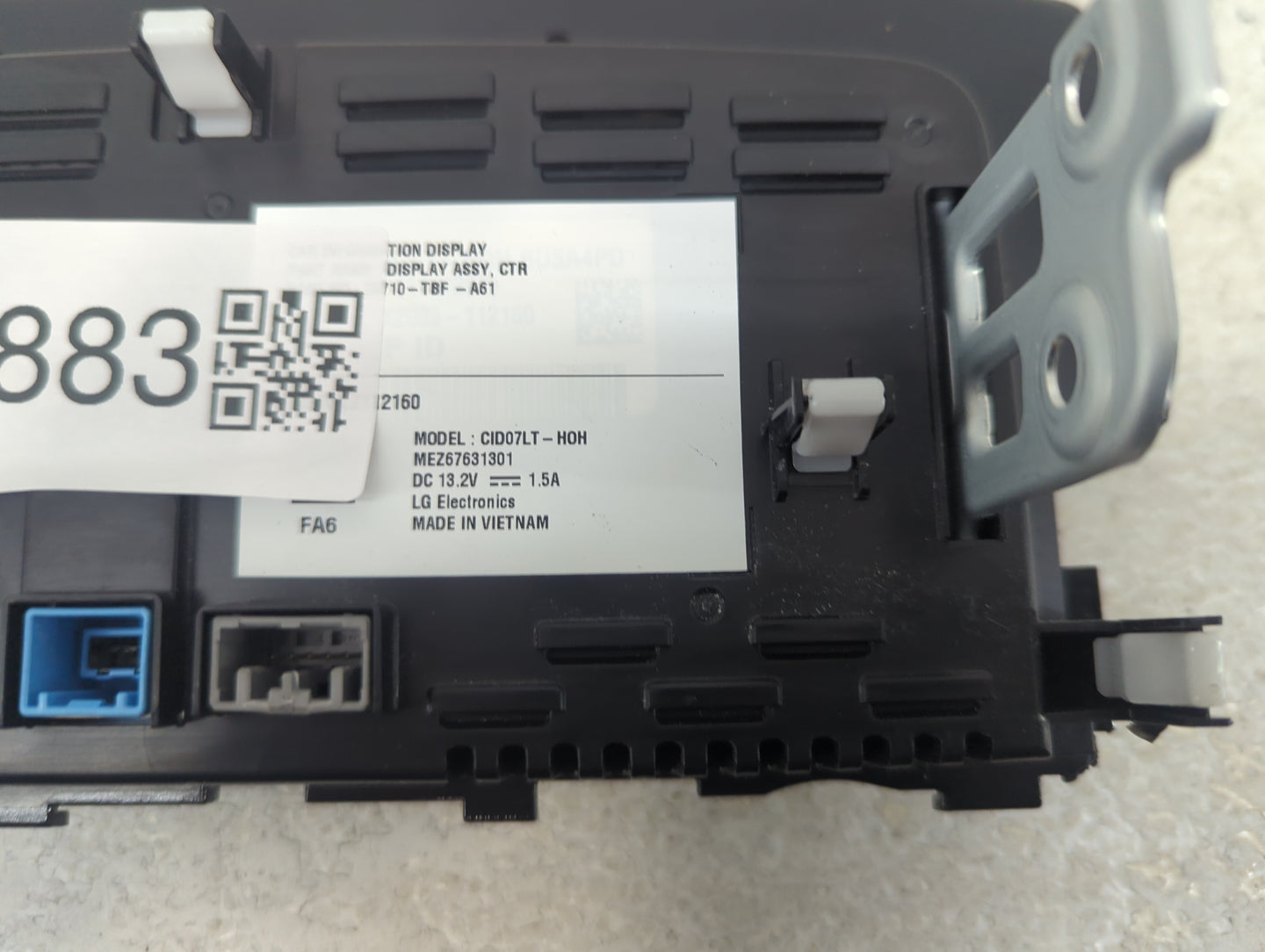 2019-2021 Honda Civic Radio AM FM Cd Player Receiver Replacement P/N:39710-TBF-A61 CID07LT-HOH Fits Fits 2019 2020 2021 OEM 