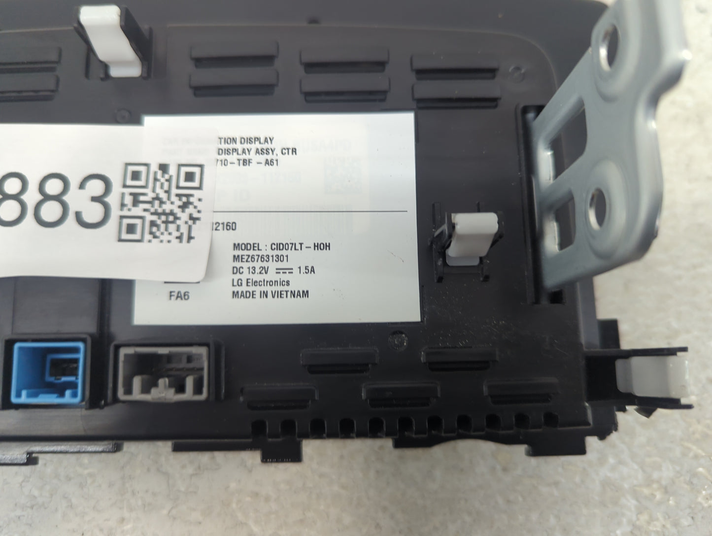 2019-2021 Honda Civic Radio AM FM Cd Player Receiver Replacement P/N:39710-TBF-A61 CID07LT-HOH Fits Fits 2019 2020 2021 OEM 