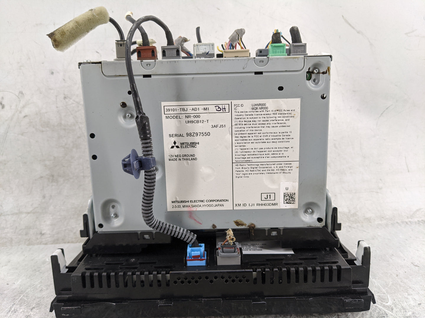 2019-2020 Honda Civic Radio AM FM Cd Player Receiver Replacement P/N:39101-TBJ-AD1-M1 NR-000, UH9CB12-T Fits Fits 2019 2020 