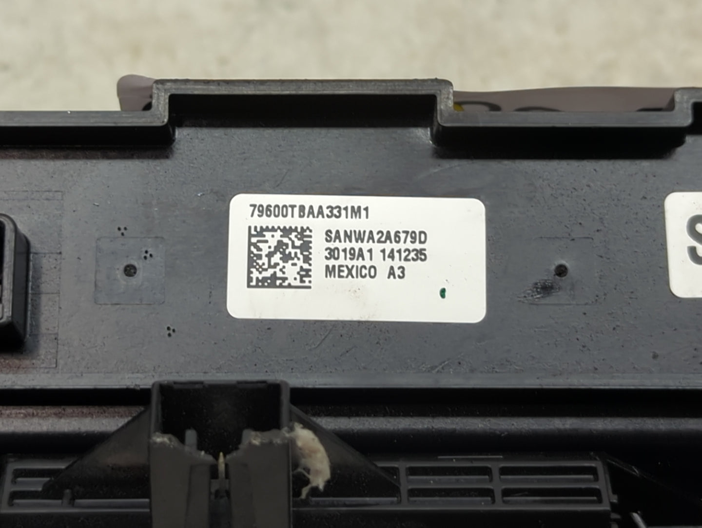 2016-2021 Honda Civic Climate Control Module Temperature AC/Heater Replacement P/N:79600TBAA331M1 SANWA2A679D Fits OEM Used 
