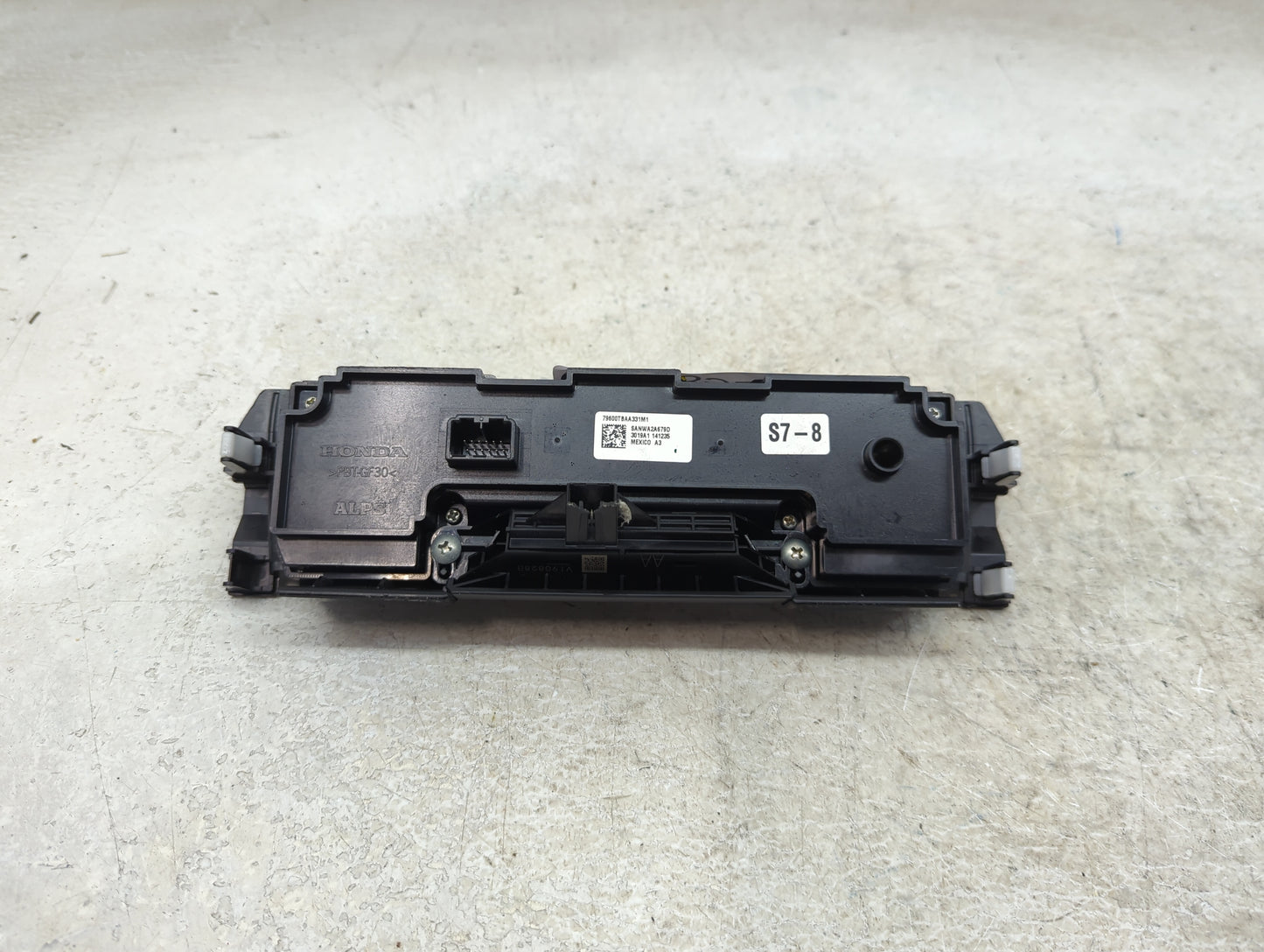 2016-2021 Honda Civic Climate Control Module Temperature AC/Heater Replacement P/N:79600TBAA331M1 SANWA2A679D Fits OEM Used 