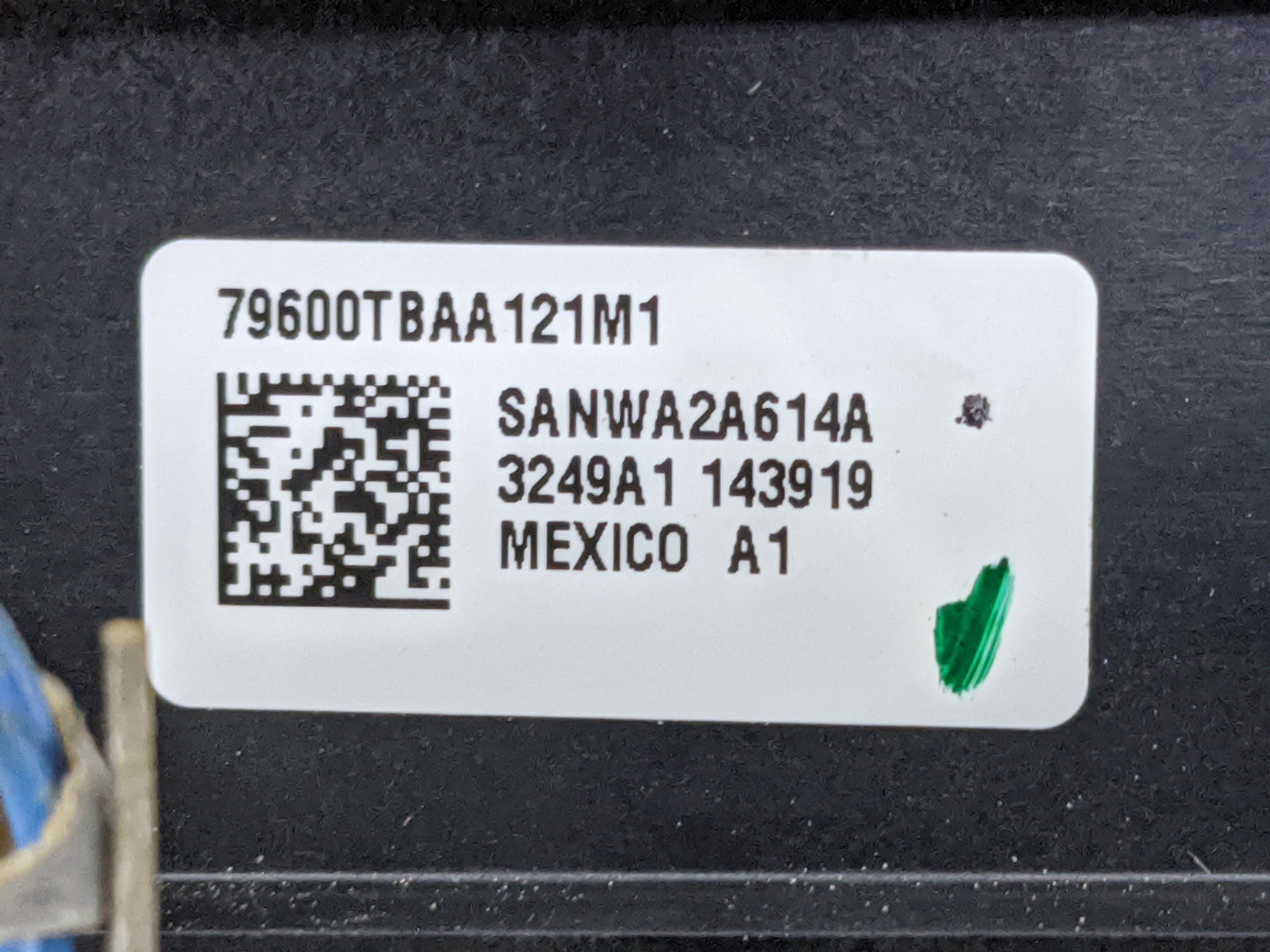 2016-2021 Honda Civic Climate Control Module Temperature AC/Heater Replacement P/N:79600TBAA121M1 SANWA2A614A Fits OEM Used 