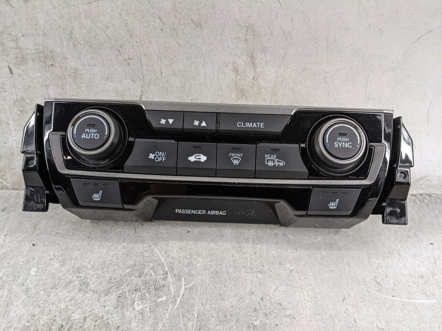 2019-2021 Honda Civic Climate Control Module Temperature AC/Heater Replacement P/N:79600TBAA911M1 SANWA2A747C Fits OEM Used 