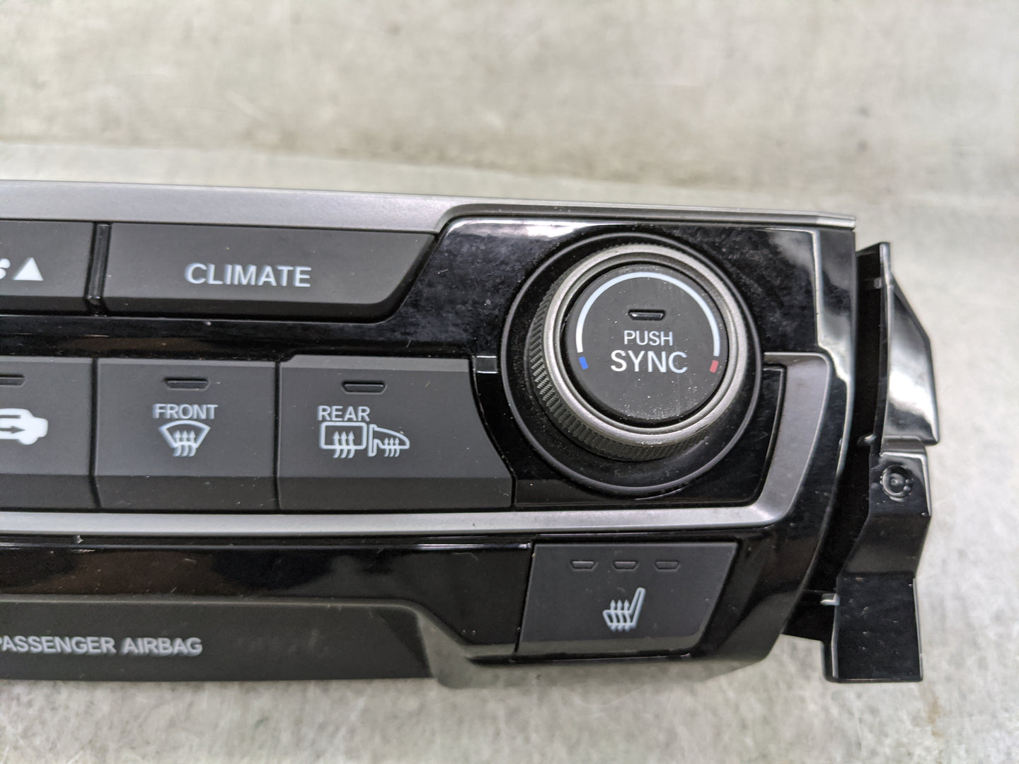 2019-2021 Honda Civic Climate Control Module Temperature AC/Heater Replacement P/N:79600TBAA911M1 SANWA2A747D Fits OEM Used 