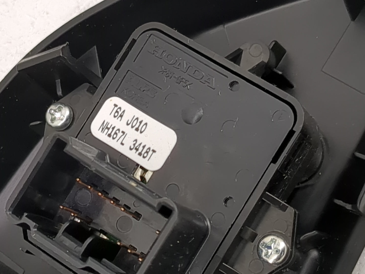 2016-2021 Honda Civic Master Power Window Switch Replacement Driver Side Left P/N:T6A J010 NH167L 3418T Fits OEM Used Auto P