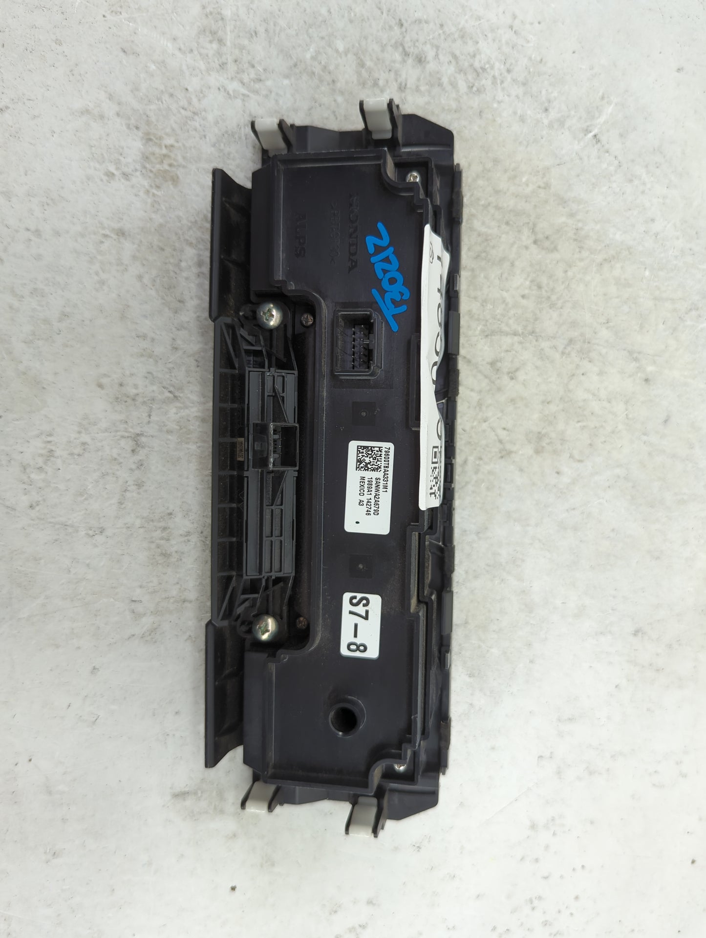 2016-2021 Honda Civic Climate Control Module Temperature AC/Heater Replacement P/N:79600TBAA331M1 SANWA2A679D Fits OEM Used 
