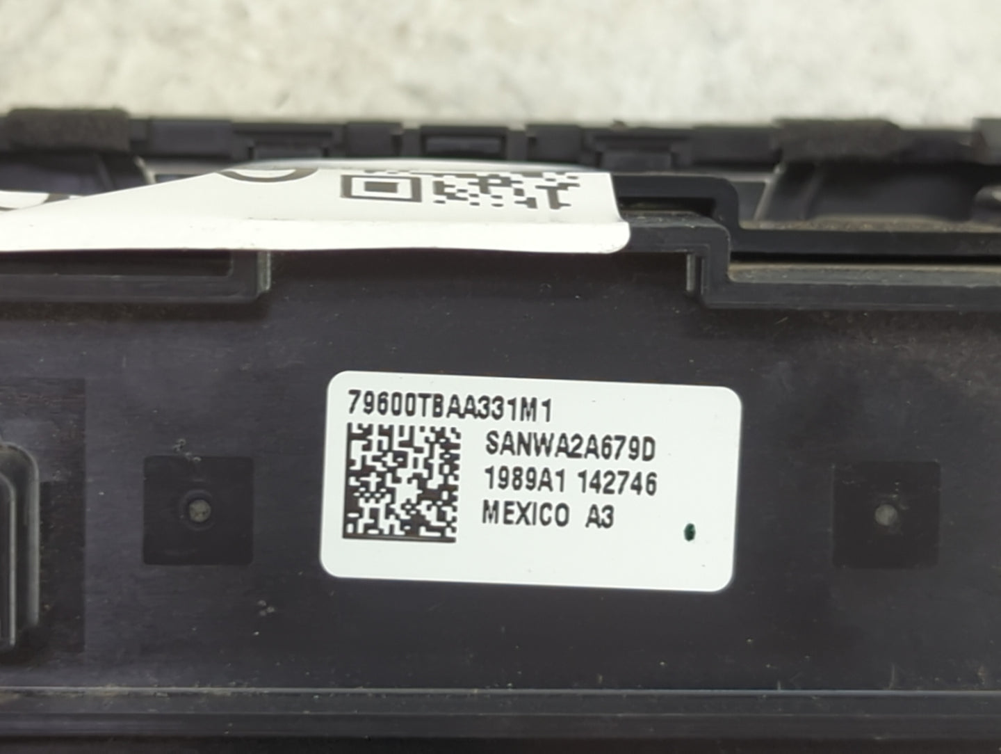 2016-2021 Honda Civic Climate Control Module Temperature AC/Heater Replacement P/N:79600TBAA331M1 SANWA2A679D Fits OEM Used 