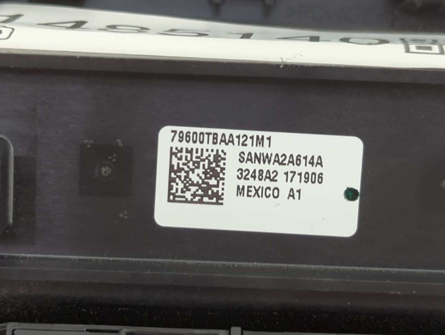 2016-2021 Honda Civic Climate Control Module Temperature AC/Heater Replacement P/N:79600TBAA121M1 SANWA2A614A Fits OEM Used 