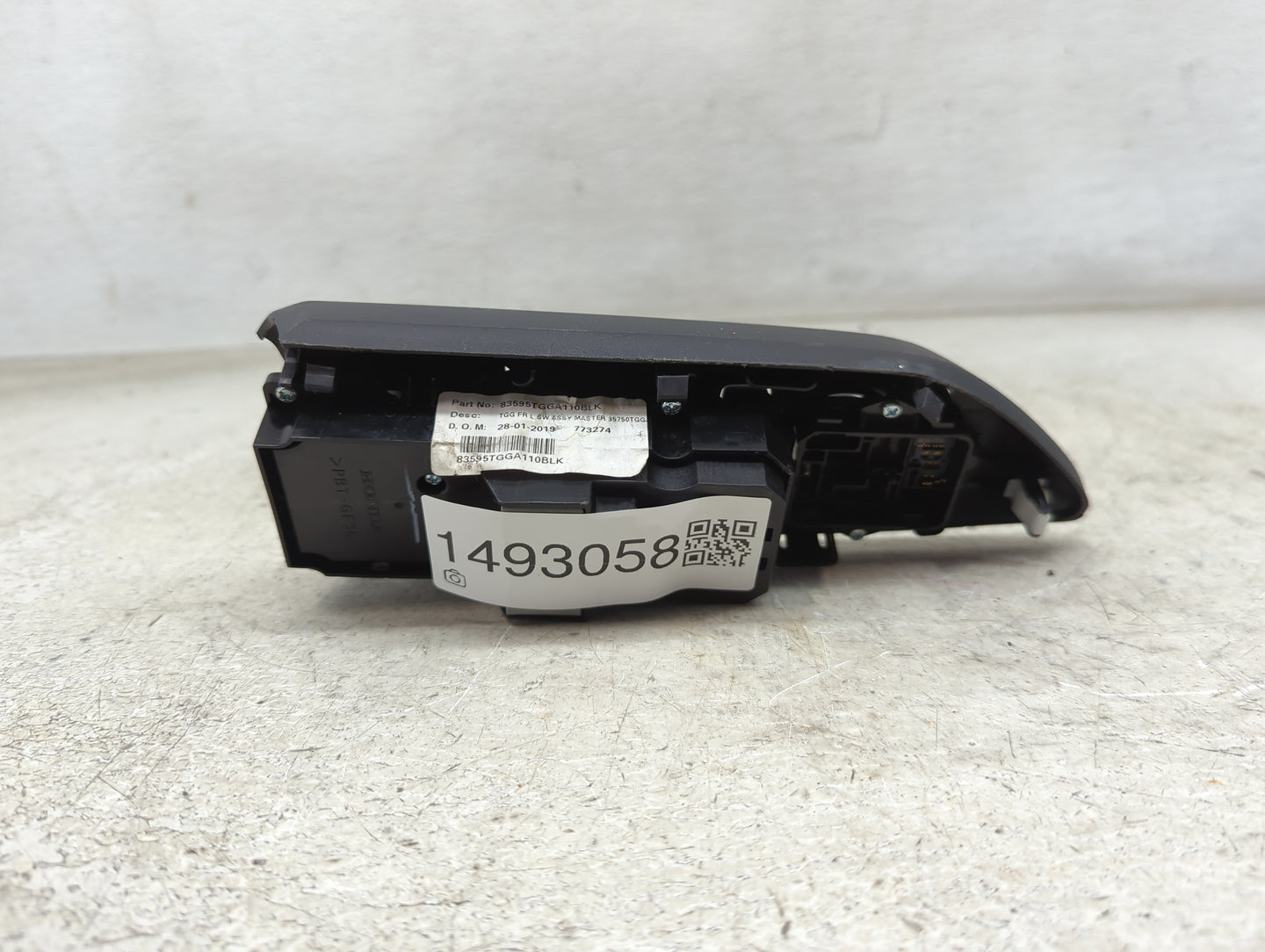 2017-2021 Honda Civic Master Power Window Switch Replacement Driver Side Left P/N:83595TGGA110BLK 35750TGG Fits OEM Used Aut
