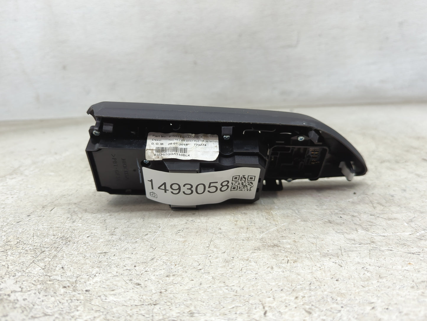 2017-2021 Honda Civic Master Power Window Switch Replacement Driver Side Left P/N:83595TGGA110BLK 35750TGG Fits OEM Used Aut
