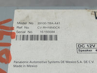 2019-2021 Honda Civic Radio AM FM Cd Player Receiver Replacement P/N:39100-TBA-A41 CV-RH18N0CX Fits Fits 2019 2020 2021 OEM 