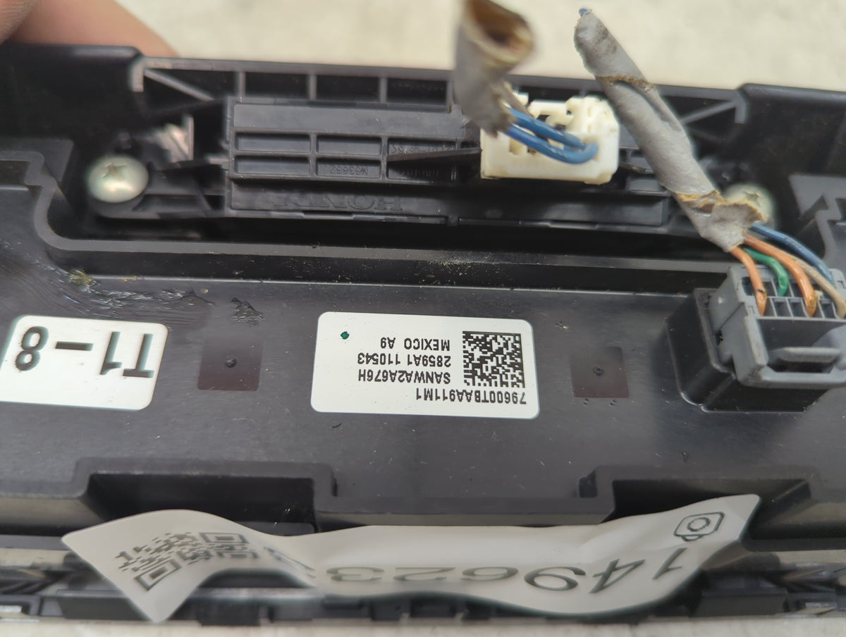 2019-2021 Honda Civic Climate Control Module Temperature AC/Heater Replacement P/N:79600TBAA911M1 5ANW2A676H Fits OEM Used A