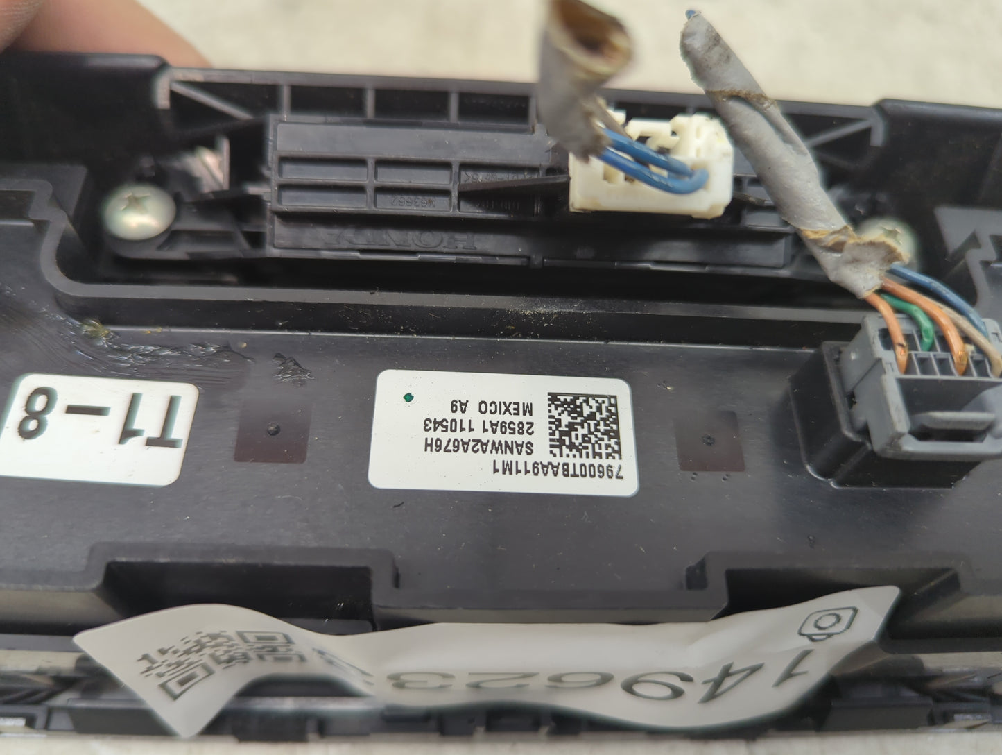 2019-2021 Honda Civic Climate Control Module Temperature AC/Heater Replacement P/N:79600TBAA911M1 5ANW2A676H Fits OEM Used A