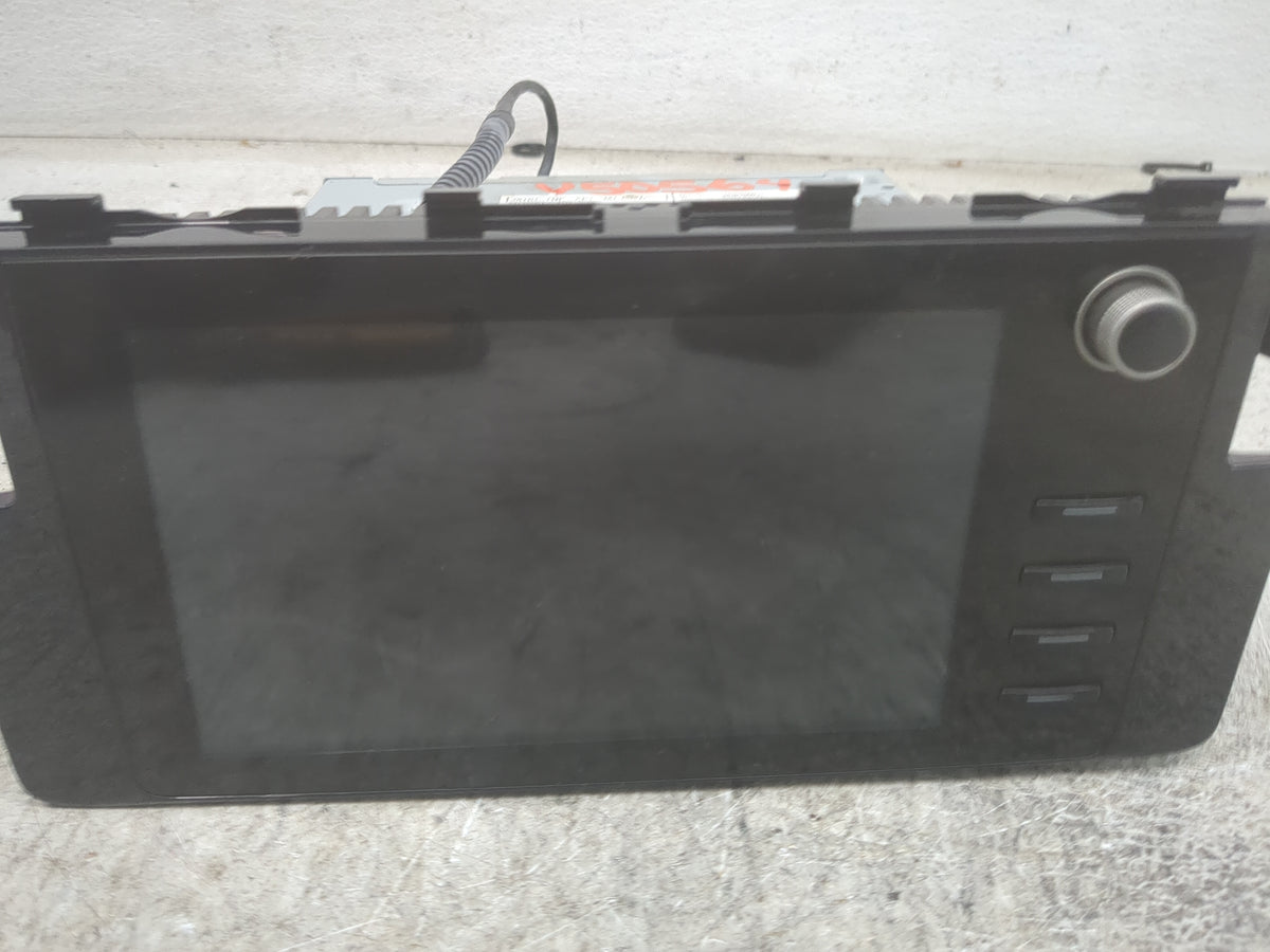 2019-2021 Honda Civic Radio AM FM Cd Player Receiver Replacement P/N:MEZ67631301 Fits Fits 2019 2020 2021 OEM Used Auto Part
