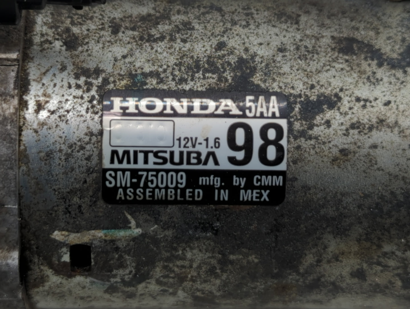 2016-2017 Honda Civic Car Starter Motor Solenoid OEM P/N:SM-75009 Fits Fits 2016 2017 2020 OEM Used Auto Parts - Oemusedauto