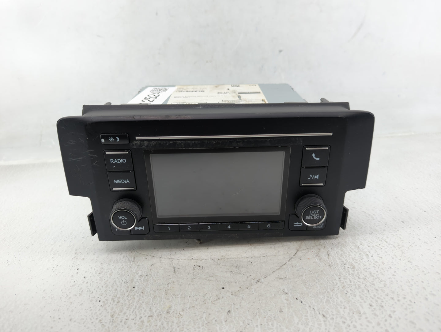 2019-2021 Honda Civic Radio AM FM Cd Player Receiver Replacement P/N:39100-TBA-A41 Fits Fits 2019 2020 2021 OEM Used Auto Pa