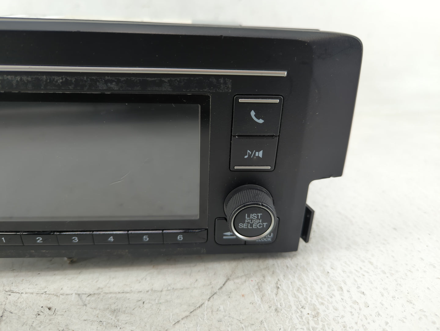 2019-2021 Honda Civic Radio AM FM Cd Player Receiver Replacement P/N:39100-TBA-A41 Fits Fits 2019 2020 2021 OEM Used Auto Pa