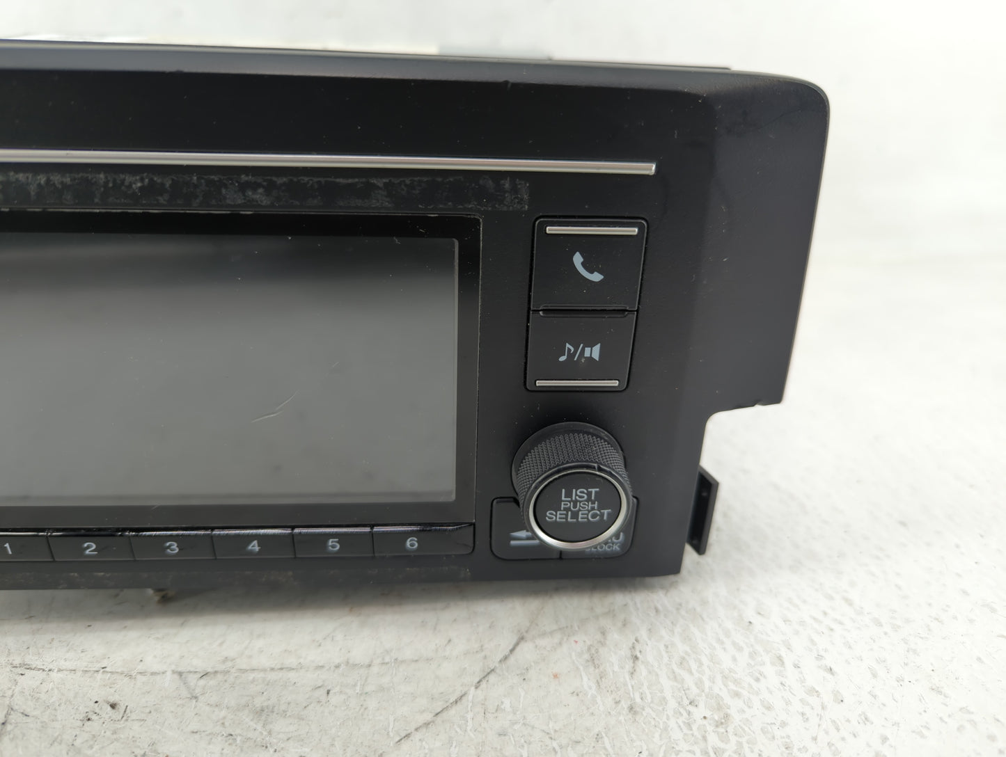 2019-2021 Honda Civic Radio AM FM Cd Player Receiver Replacement P/N:39100-TBA-A41 Fits Fits 2019 2020 2021 OEM Used Auto Pa