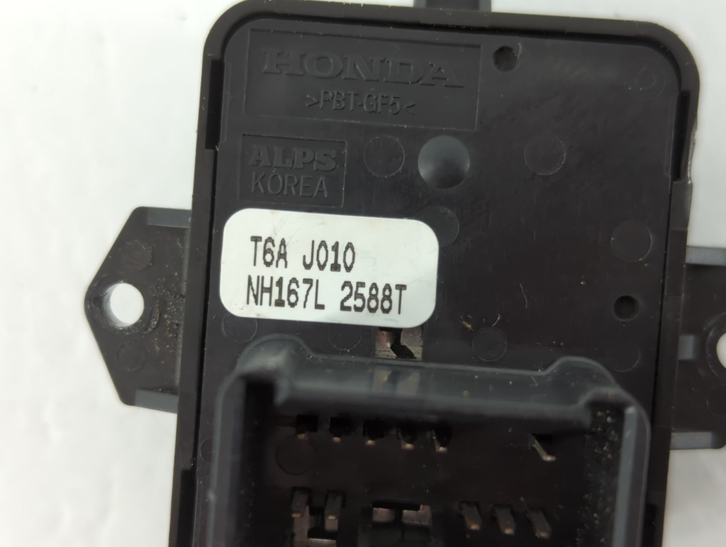 2017-2021 Honda Civic Master Power Window Switch Replacement Driver Side Left P/N:NH167L 2588T T6A J010 Fits OEM Used Auto P