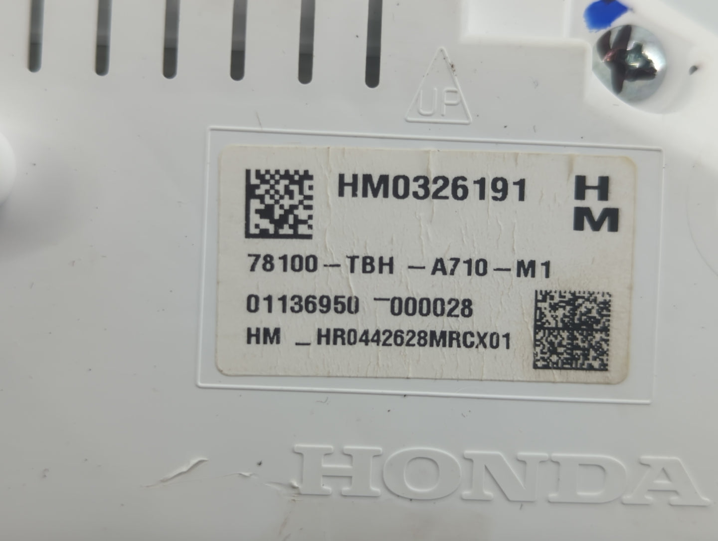 2019-2020 Honda Civic Instrument Cluster Speedometer Gauges P/N:78100-TBH-A710-M1 Fits Fits 2019 2020 OEM Used Auto Parts - 