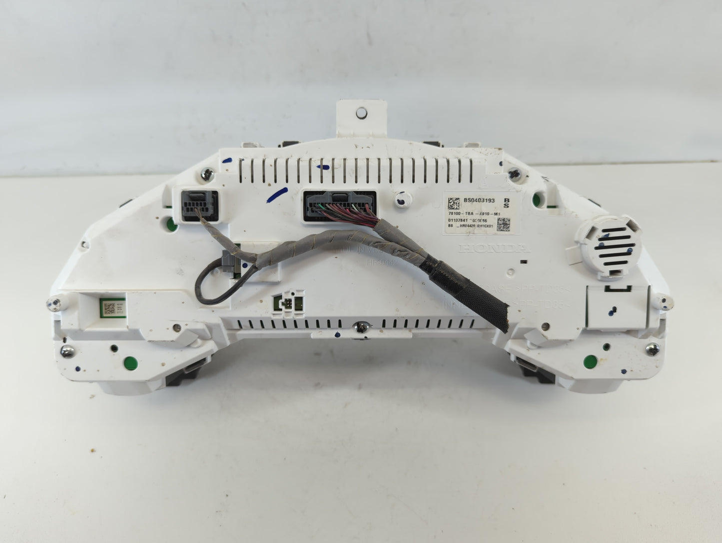 2019 Honda Civic Instrument Cluster Speedometer Gauges P/N:78100-TBA-A910-M1 Fits OEM Used Auto Parts - Oemusedautoparts1.co