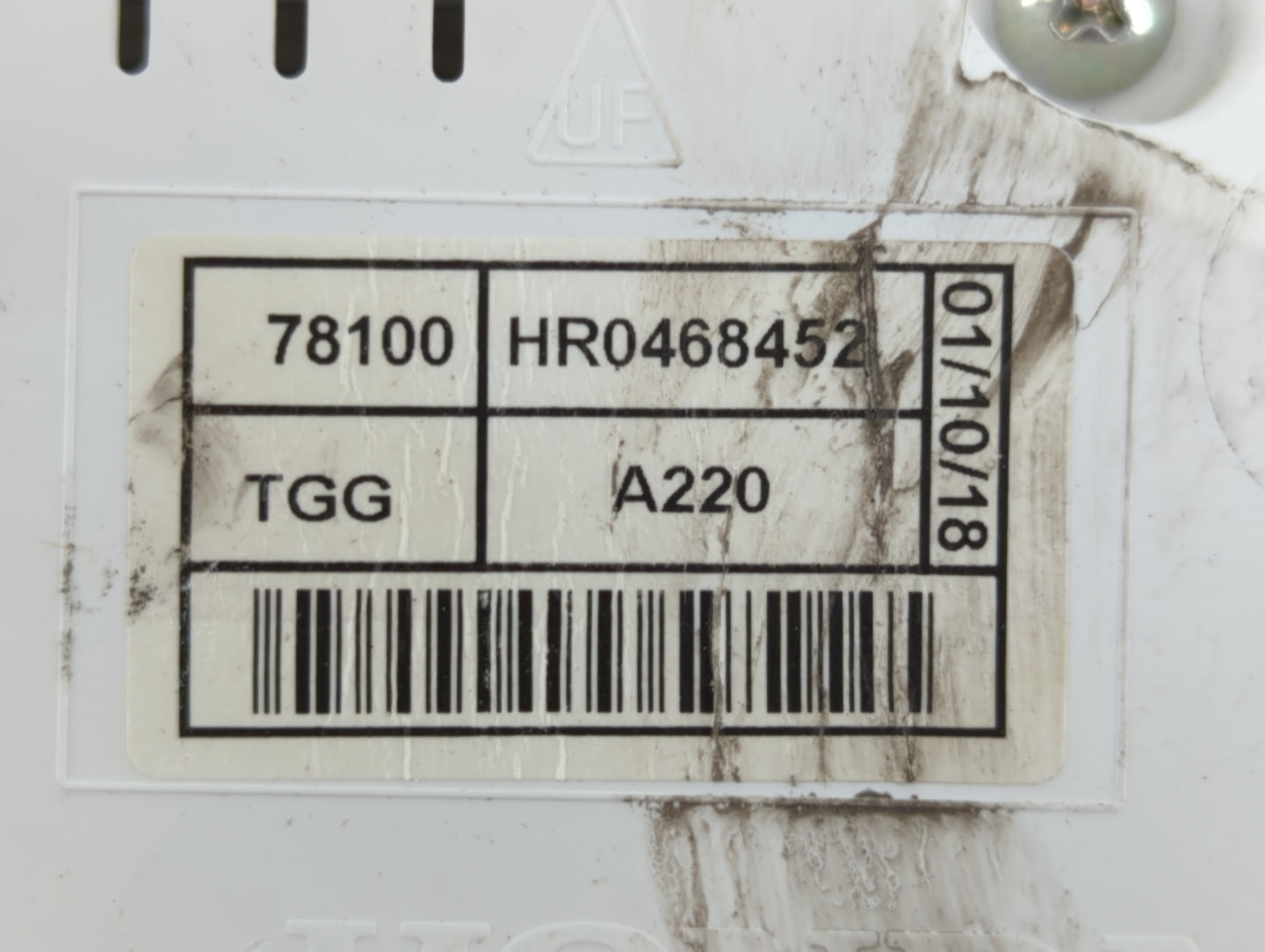 2019-2020 Honda Civic Instrument Cluster Speedometer Gauges P/N:78100 HR0468452 Fits Fits 2019 2020 OEM Used Auto Parts - Oe