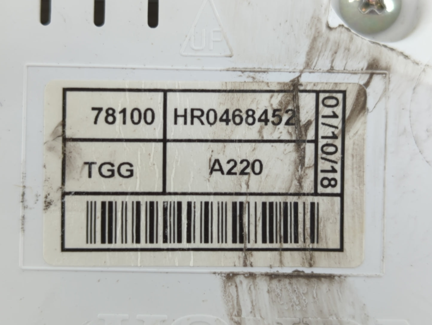 2019-2020 Honda Civic Instrument Cluster Speedometer Gauges P/N:78100 HR0468452 Fits Fits 2019 2020 OEM Used Auto Parts - Oe