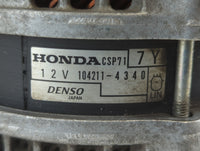 2017-2022 Honda Civic Alternator Replacement Generator Charging Assembly Engine OEM P/N:104211-4340 Fits OEM Used Auto Parts