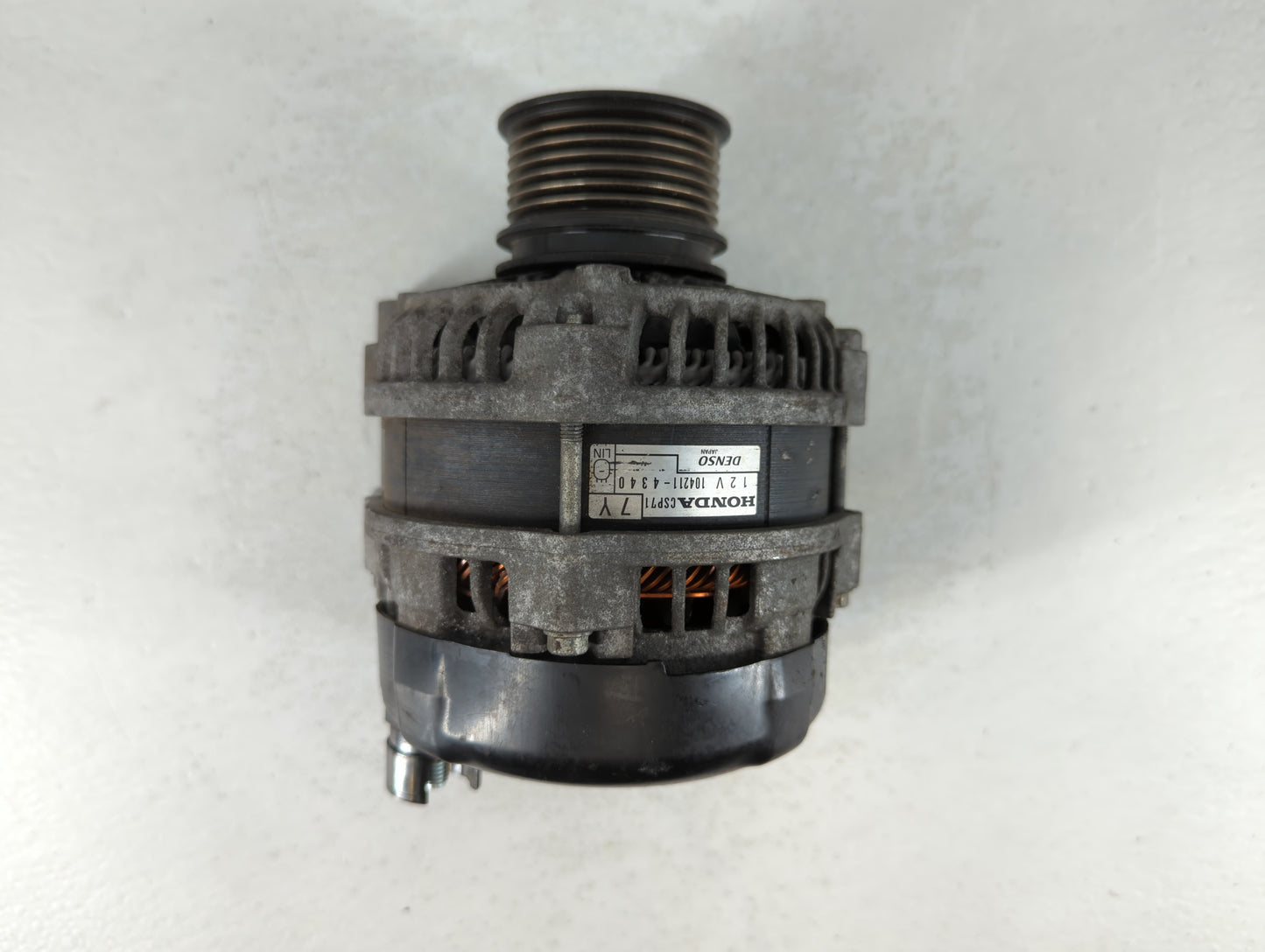 2017-2022 Honda Civic Alternator Replacement Generator Charging Assembly Engine OEM P/N:104211-4340 Fits OEM Used Auto Parts