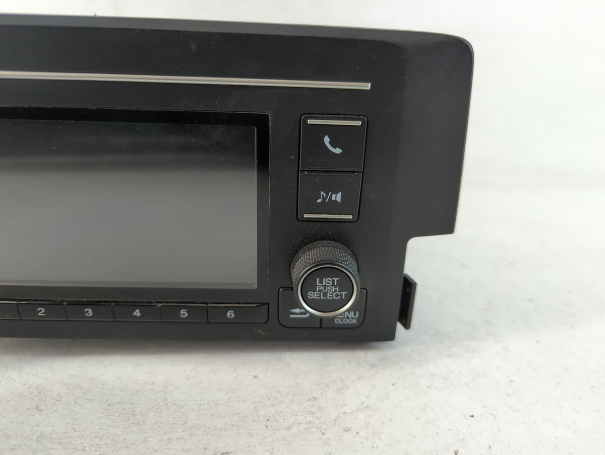 2019-2021 Honda Civic Am Fm Cd Player Radio Receiver 751599 - Oemusedautoparts1.com