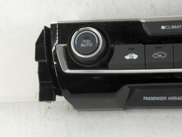 2016-2021 Honda Civic Climate Control Module Temperature AC/Heater Replacement P/N:79600TBAA331M1 1969A2 182746 Fits OEM Used Auto Parts