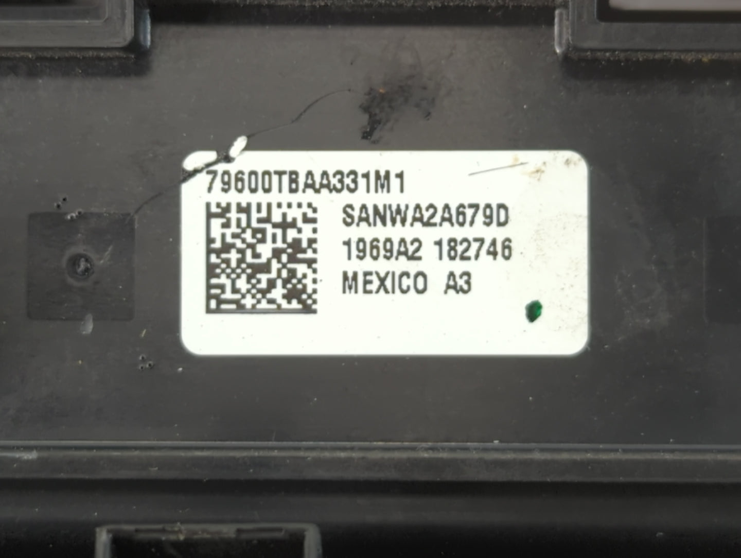 2016-2021 Honda Civic Climate Control Module Temperature AC/Heater Replacement P/N:79600TBAA331M1 1969A2 182746 Fits OEM Use