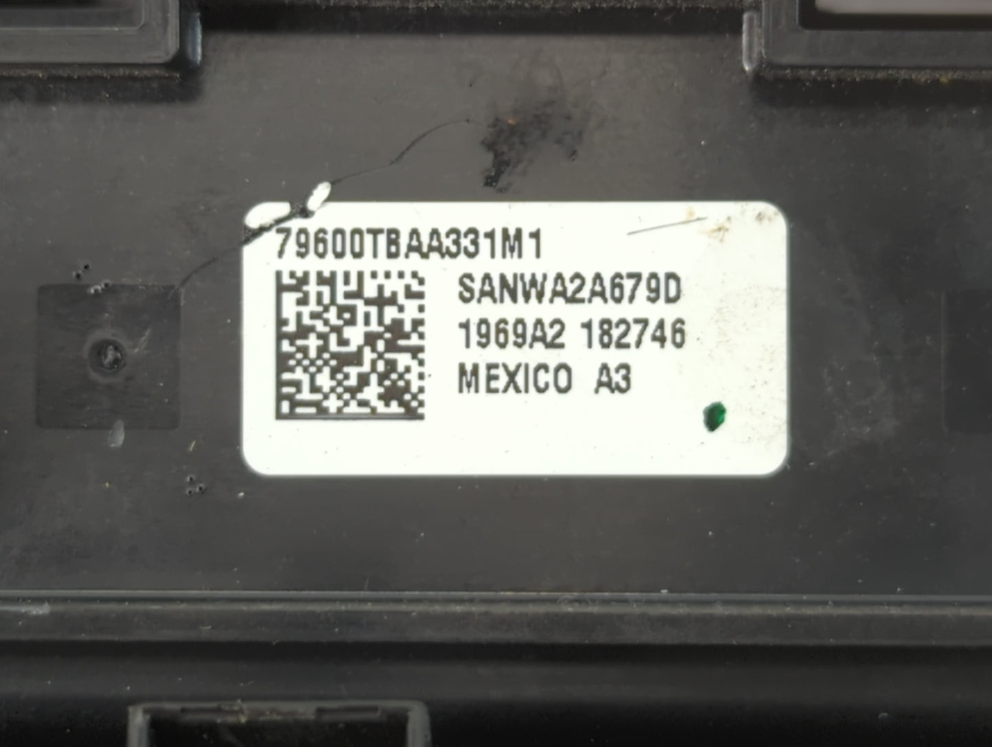 2016-2021 Honda Civic Climate Control Module Temperature AC/Heater Replacement P/N:79600TBAA331M1 1969A2 182746 Fits OEM Use