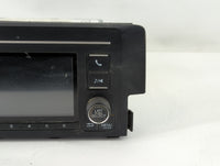 2019-2021 Honda Civic Radio AM FM Cd Player Receiver Replacement P/N:39100-TBG-A31 Fits Fits 2019 2020 2021 OEM Used Auto Pa