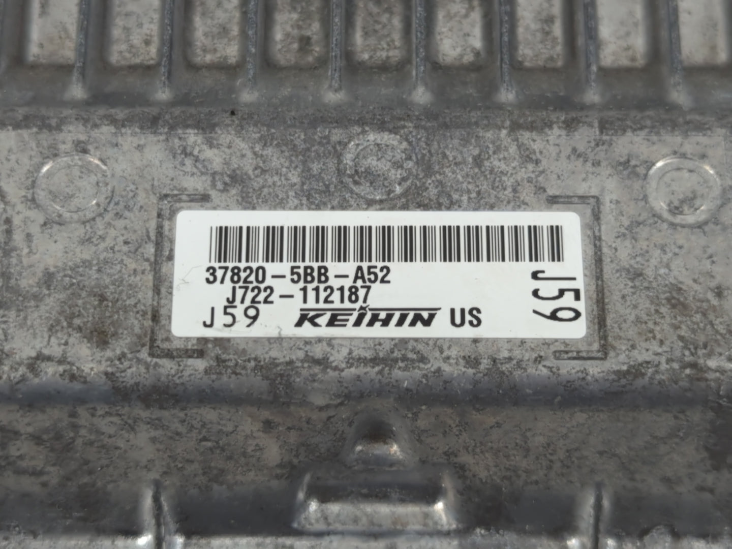 2019-2021 Honda Civic PCM Engine Control Computer ECU ECM PCU OEM P/N:J722-112187 37820-5BB-A52 Fits Fits 2019 2020 2021 OEM