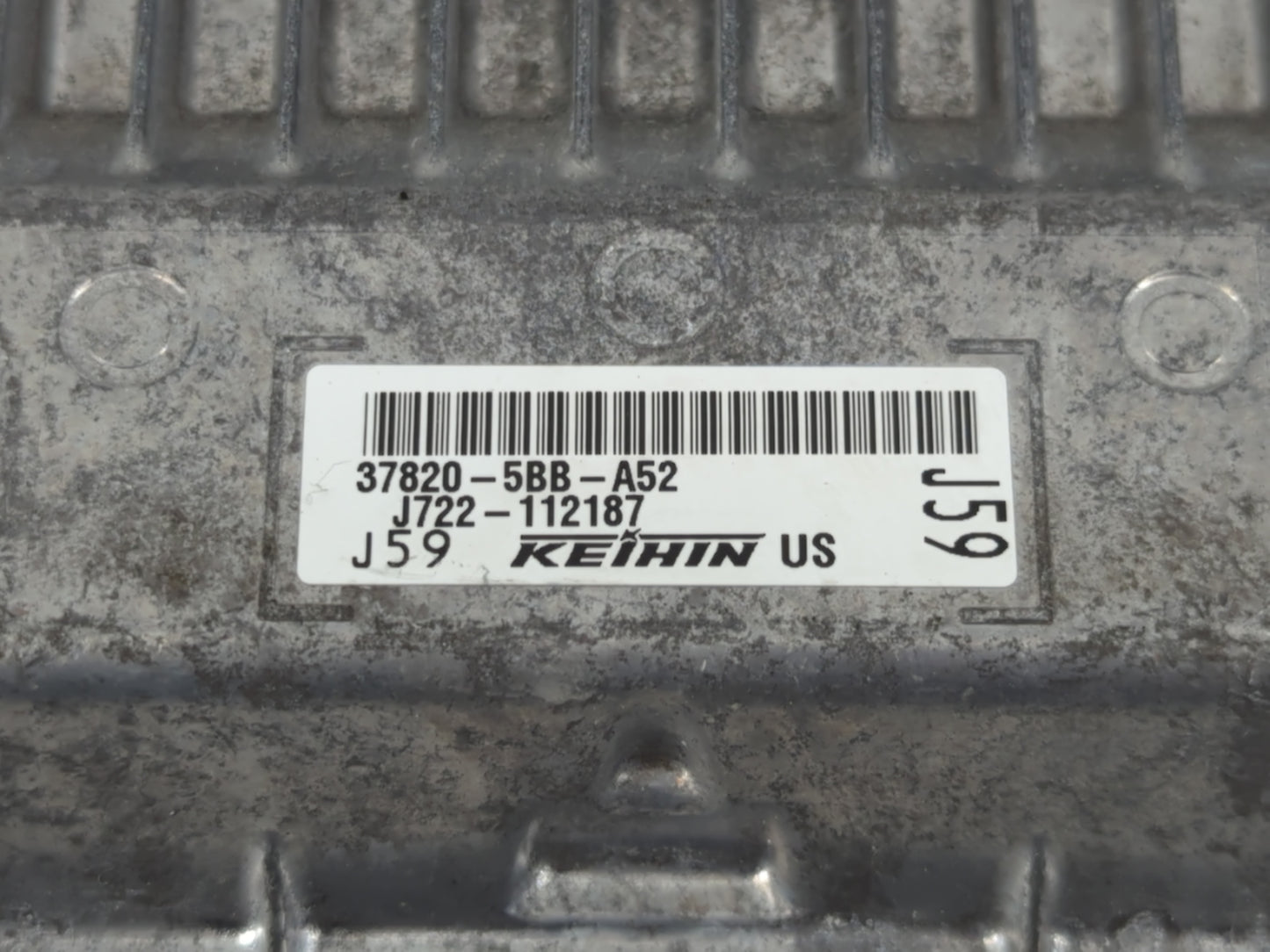 2019-2021 Honda Civic PCM Engine Control Computer ECU ECM PCU OEM P/N:J722-112187 37820-5BB-A52 Fits Fits 2019 2020 2021 OEM