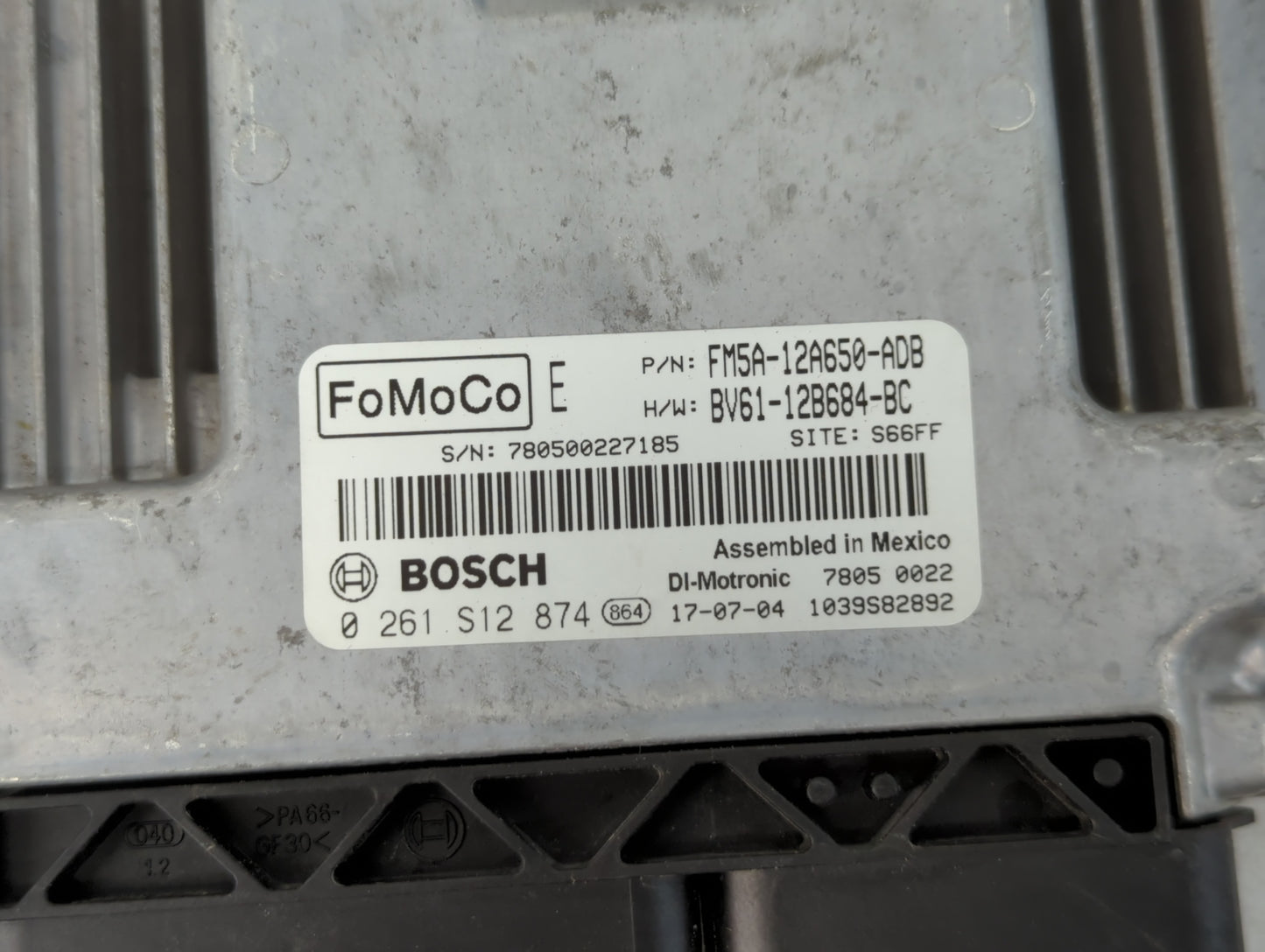 2019-2021 Honda Civic PCM Engine Control Computer ECU ECM PCU OEM P/N:FM5A-12A650-ADB Fits Fits 2019 2020 2021 OEM Used Auto