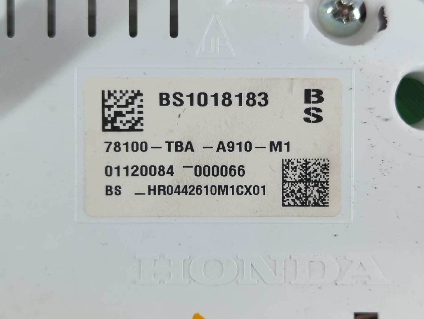 2016-2018 Honda Civic Instrument Cluster Speedometer Gauges P/N:78100-TBA-A910-M1 Fits Fits 2016 2017 2018 OEM Used Auto Par