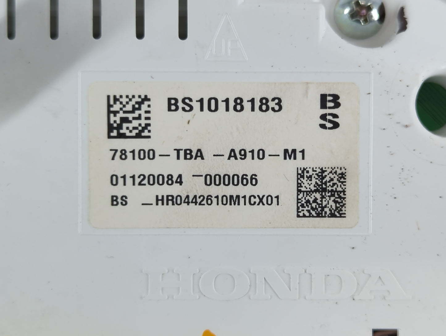 2016-2018 Honda Civic Instrument Cluster Speedometer Gauges P/N:78100-TBA-A910-M1 Fits Fits 2016 2017 2018 OEM Used Auto Par